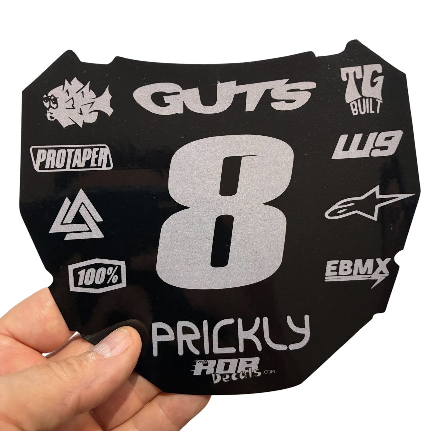 ODI Plate Decal 👉 Choose Number & Color — 11 Logo Design