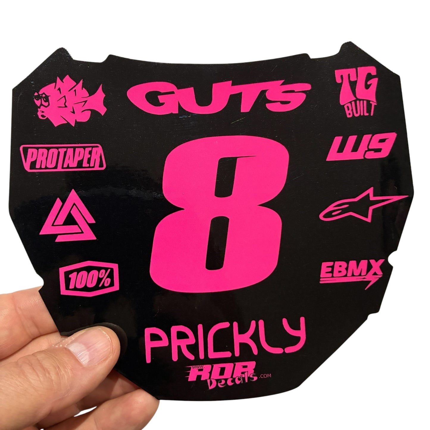ODI Plate Decal 👉 Choose Number & Color — 11 Logo Design