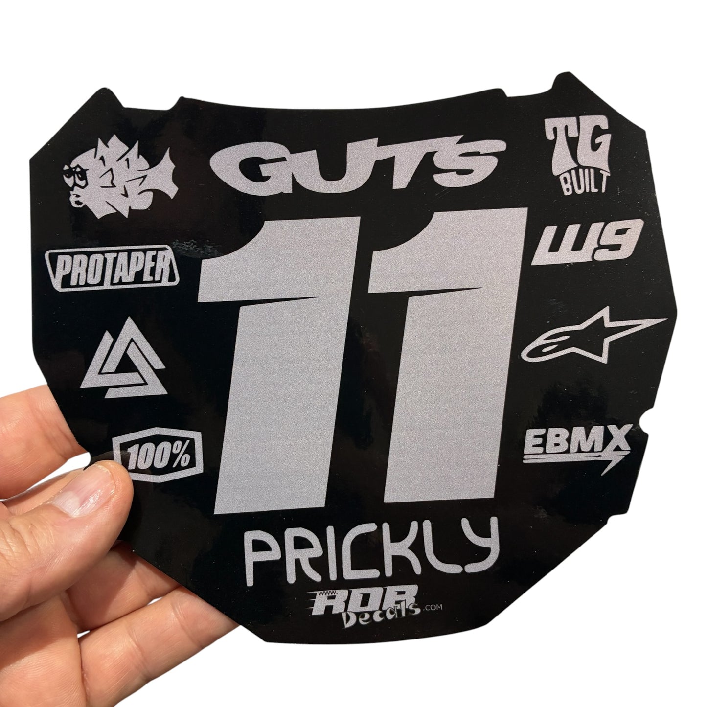 ODI Plate Decal 👉 Choose Number & Color — 11 Logo Design