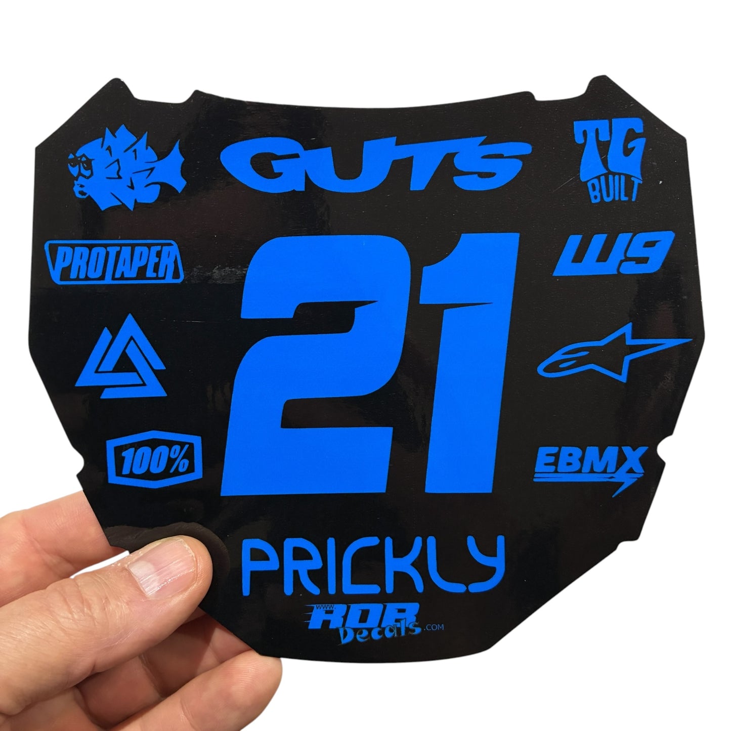 ODI Plate Decal 👉 Choose Number & Color — 11 Logo Design