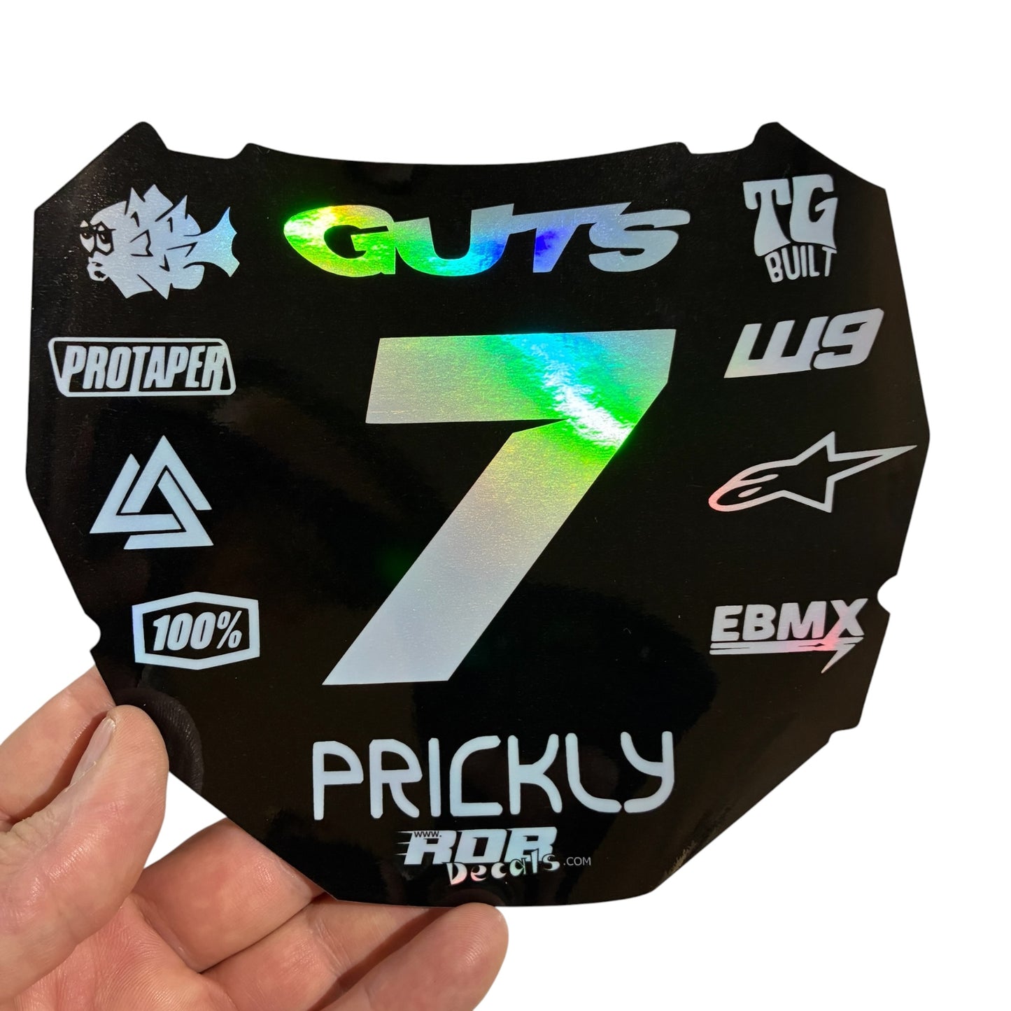 ODI Plate Decal 👉 Choose Number & Color — 11 Logo Design