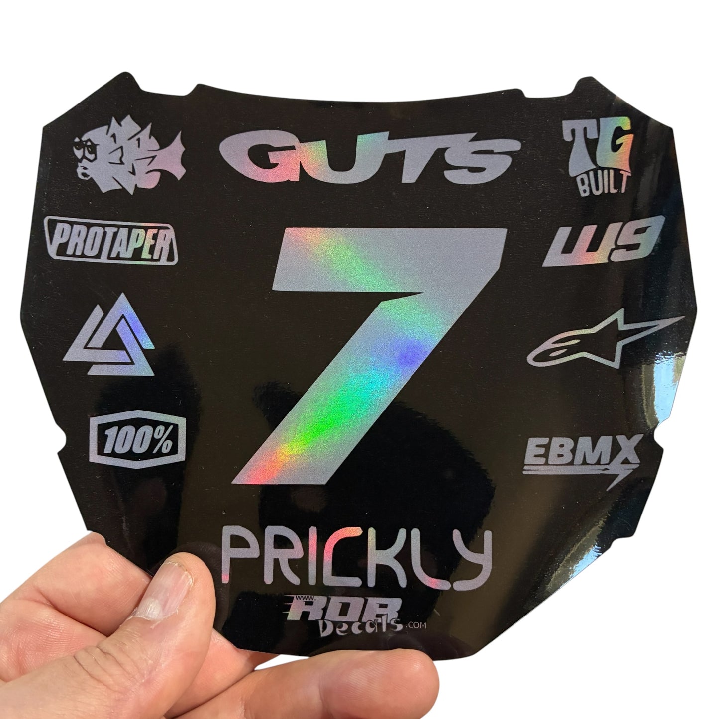 ODI Plate Decal 👉 Choose Number & Color — 11 Logo Design