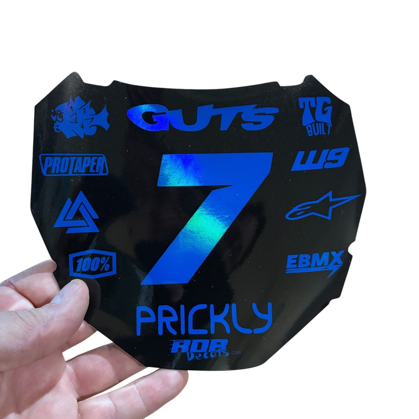 ODI Plate Decal 👉 Choose Number & Color — 11 Logo Design