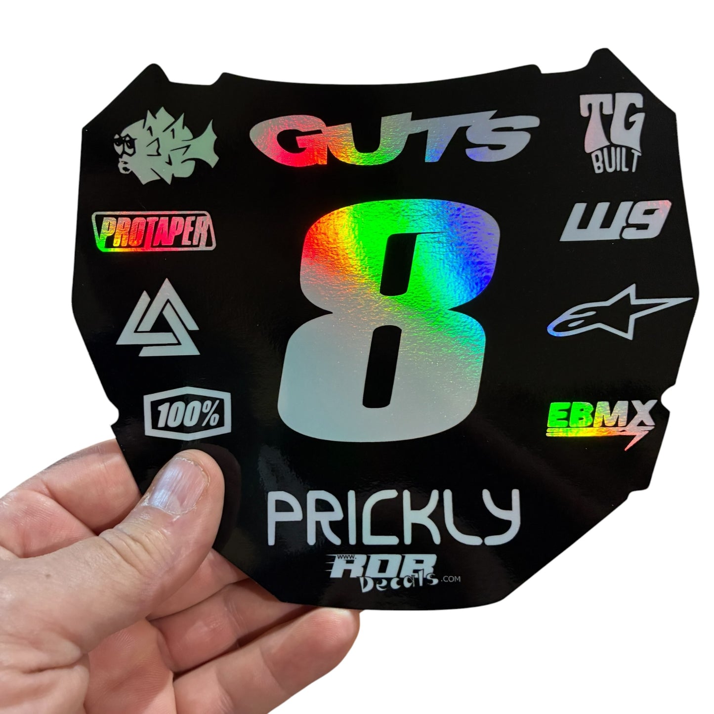ODI Plate Decal 👉 Choose Number & Color — 11 Logo Design