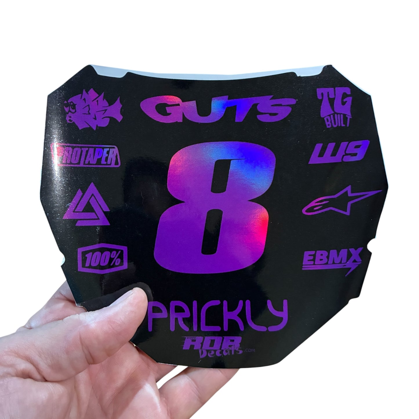 ODI Plate Decal 👉 Choose Number & Color — 11 Logo Design