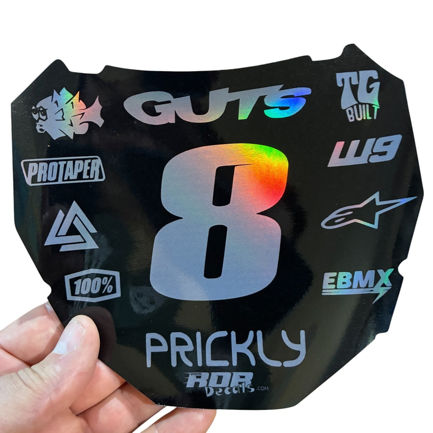 ODI Plate Decal 👉 Choose Number & Color — 11 Logo Design