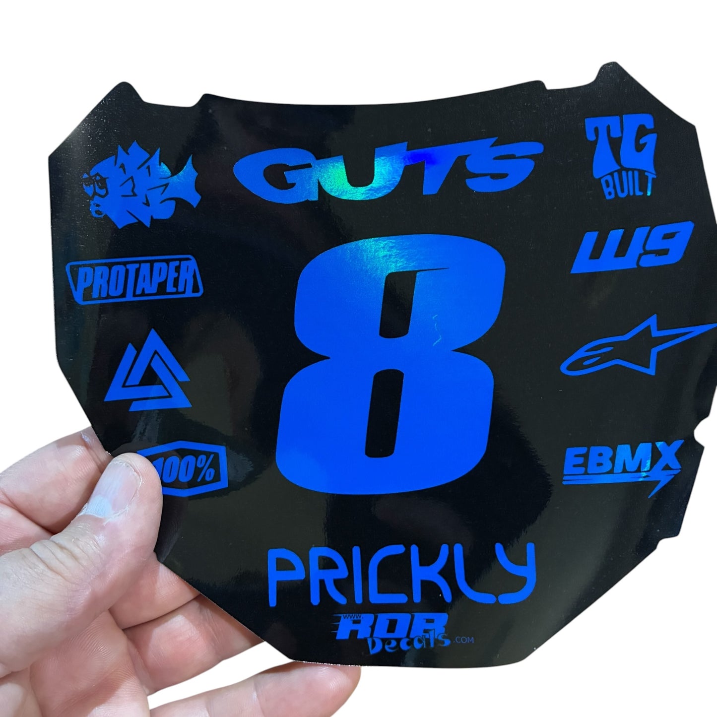 ODI Plate Decal 👉 Choose Number & Color — 11 Logo Design