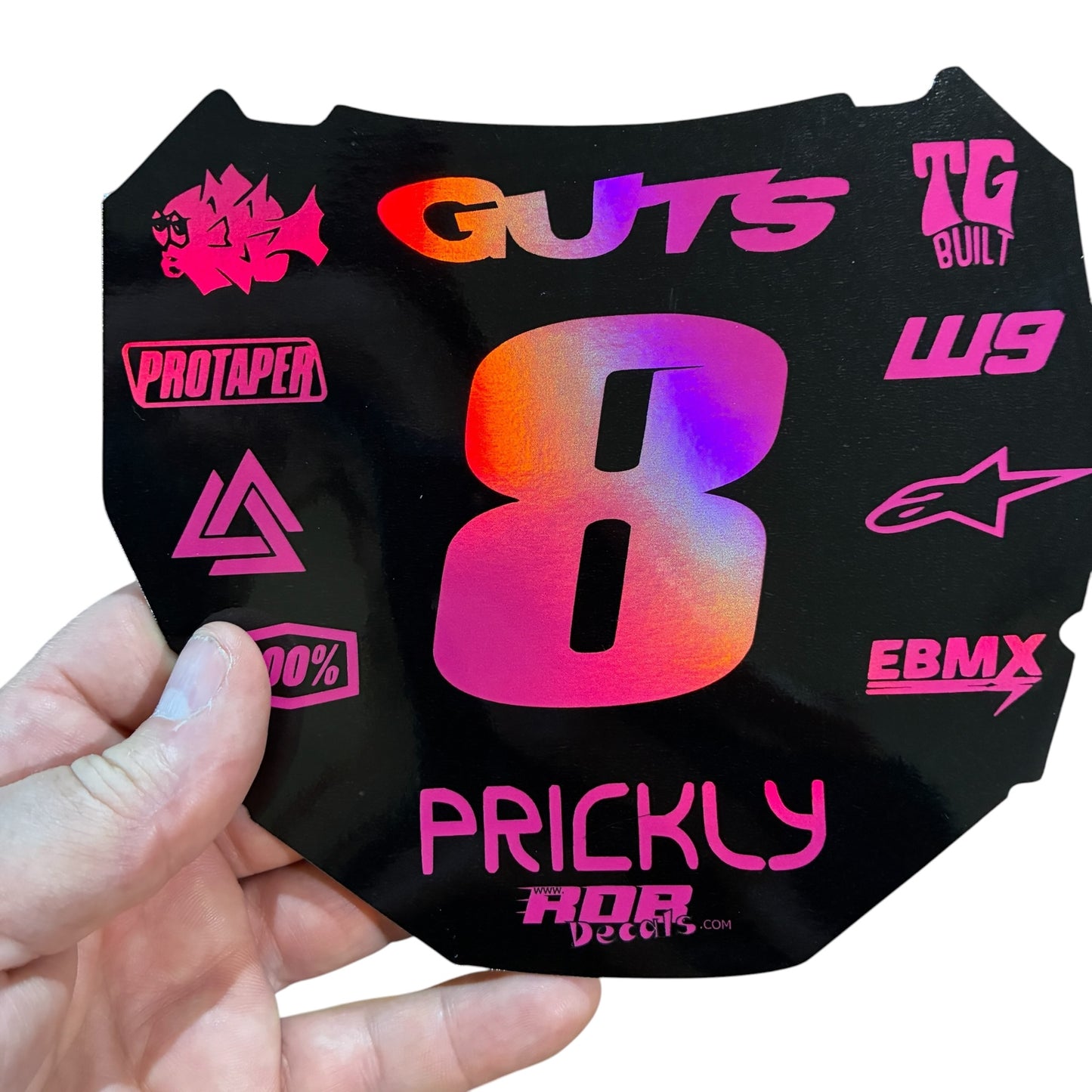 ODI Plate Decal 👉 Choose Number & Color — 11 Logo Design