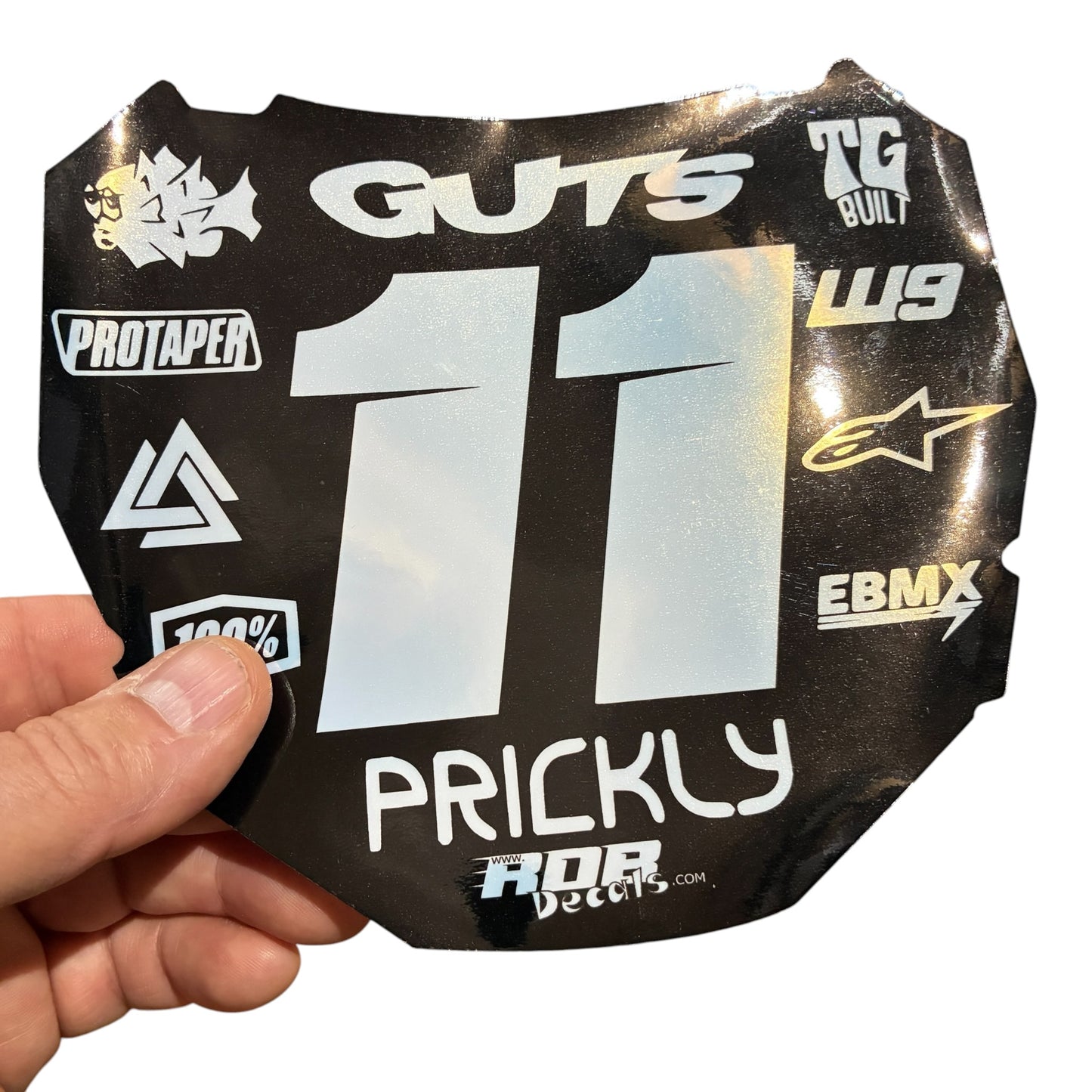 ODI Plate Decal 👉 Choose Number & Color — 11 Logo Design