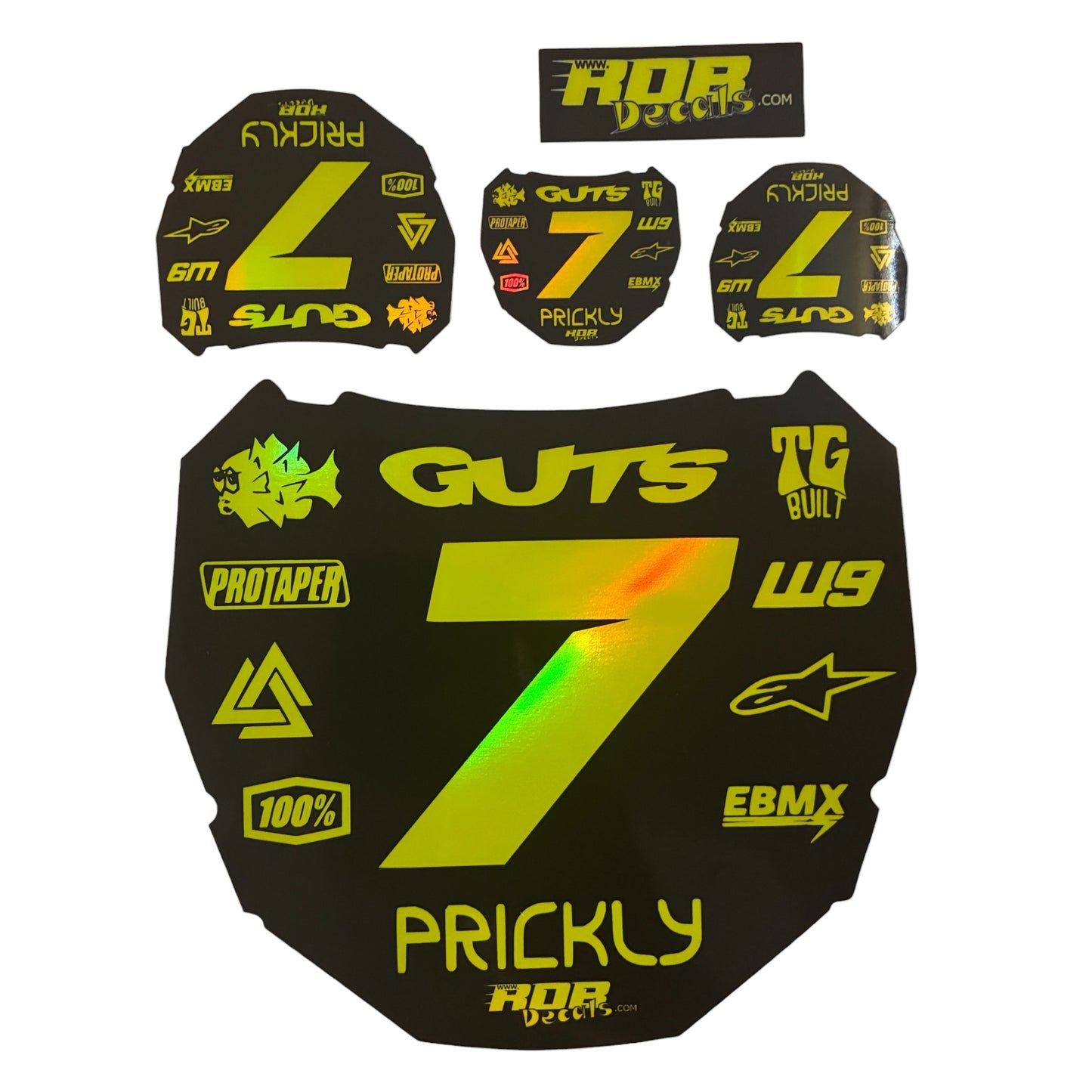 ODI Plate Decal 👉 Choose Number & Color — 11 Logo Design