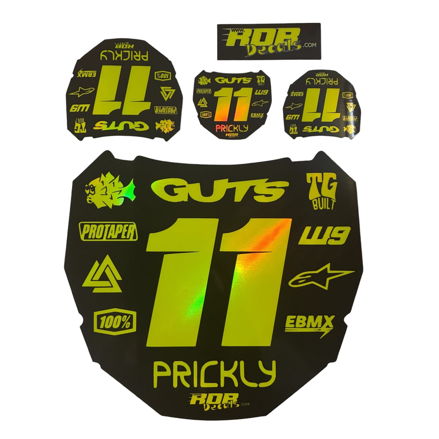 ODI Plate Decal 👉 Choose Number & Color — 11 Logo Design