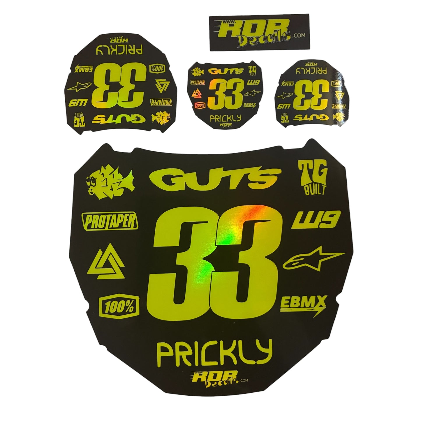 ODI Plate Decal 👉 Choose Number & Color — 11 Logo Design