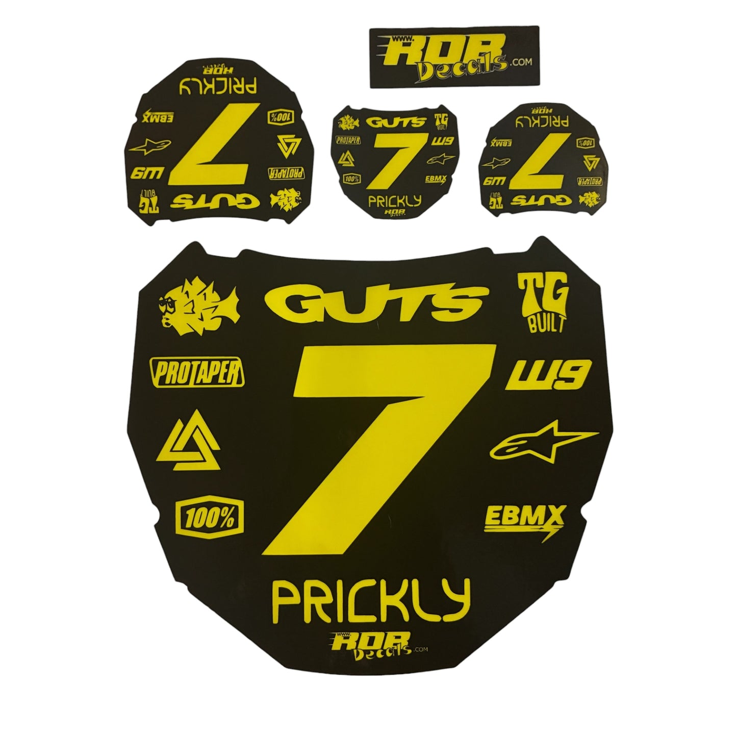 ODI Plate Decal 👉 Choose Number & Color — 11 Logo Design