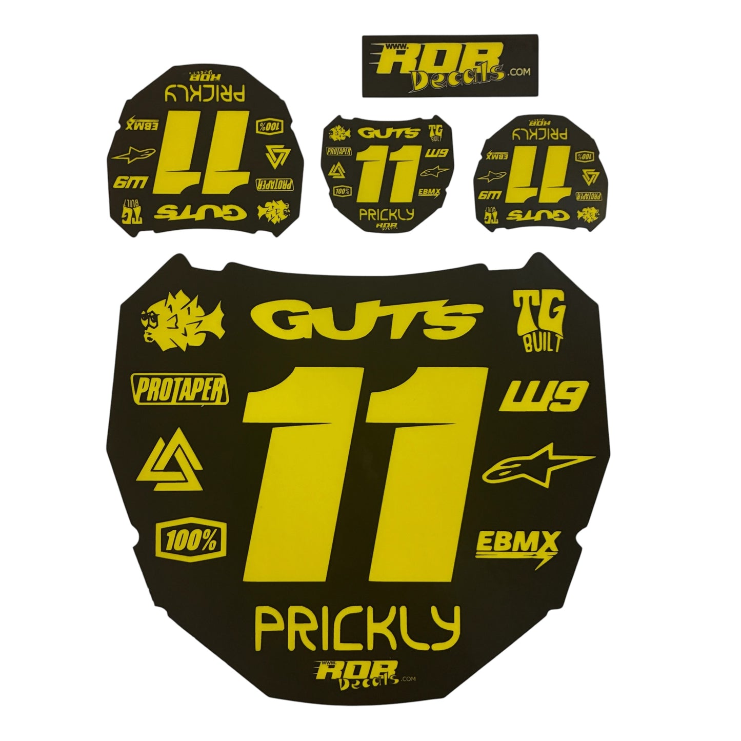 ODI Plate Decal 👉 Choose Number & Color — 11 Logo Design