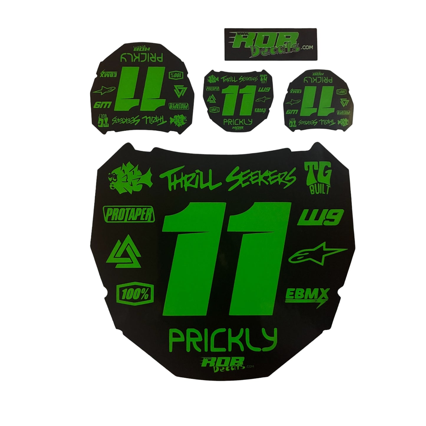 ODI Plate Decal 👉 Choose Number & Color — 11 Logo Design