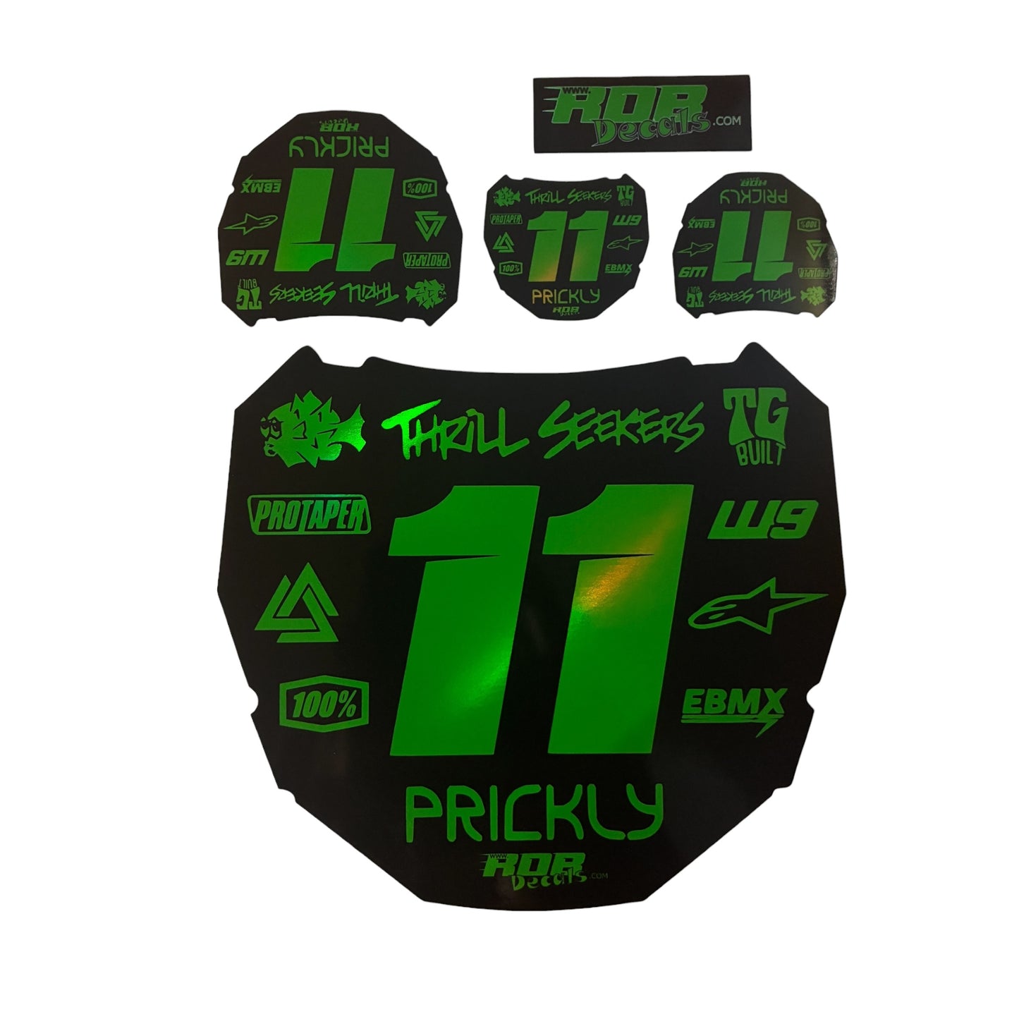 ODI Plate Decal 👉 Choose Number & Color — 11 Logo Design