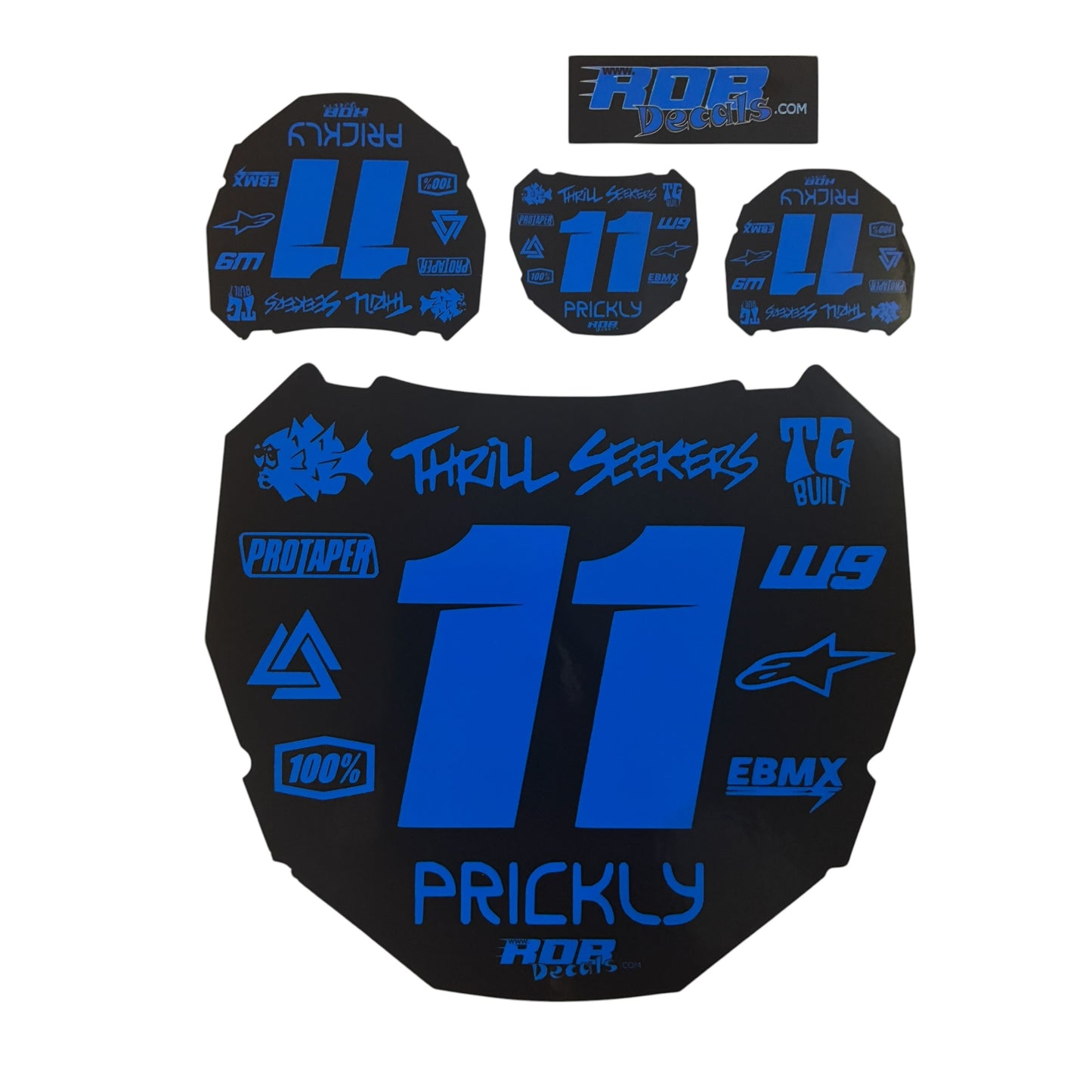 ODI Plate Decal 👉 Choose Number & Color — 11 Logo Design