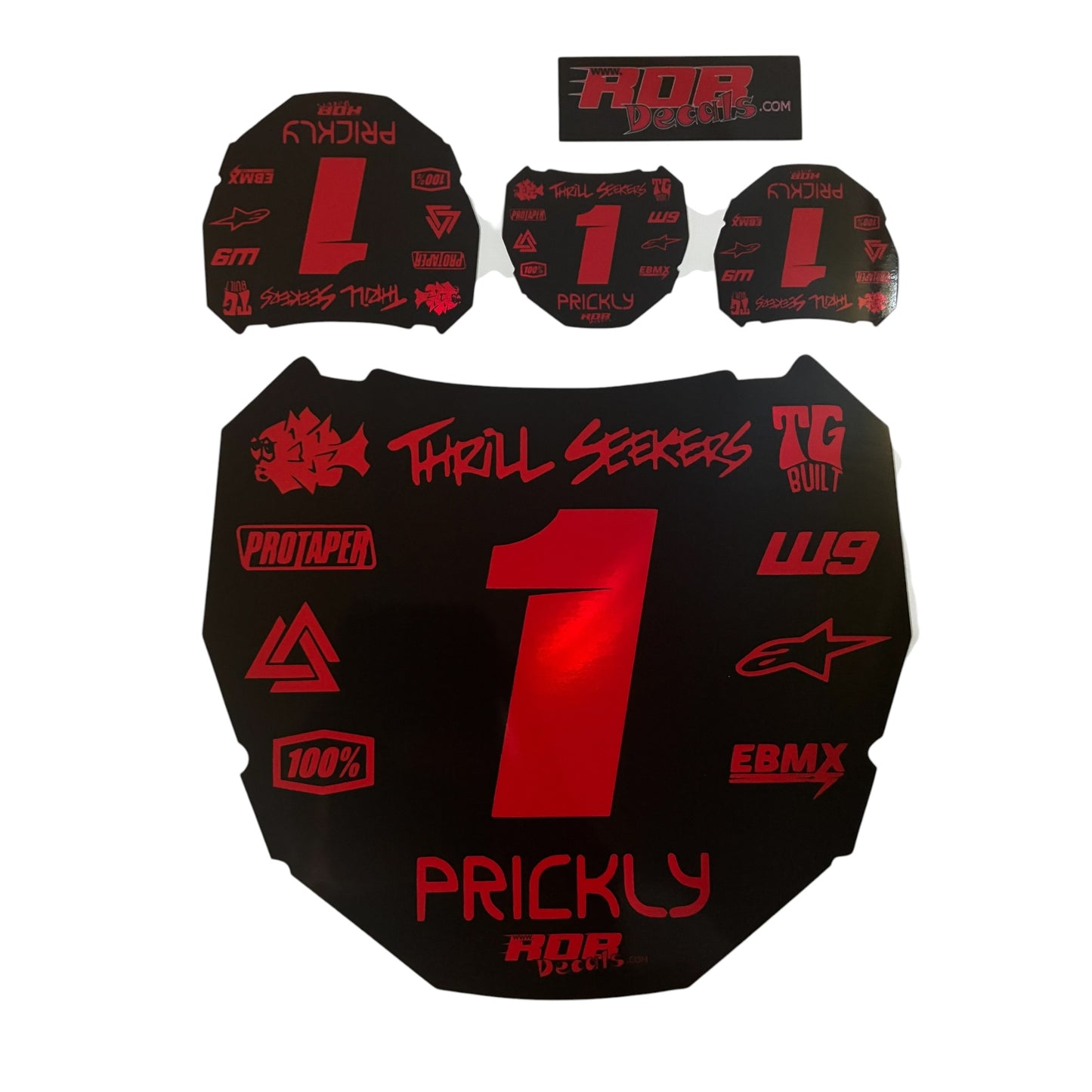 ODI Plate Decal 👉 Choose Number & Color — 11 Logo Design