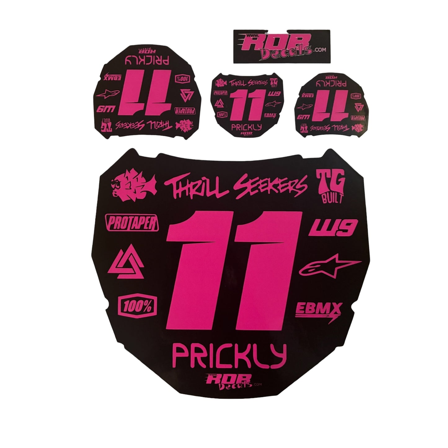 ODI Plate Decal 👉 Choose Number & Color — 11 Logo Design