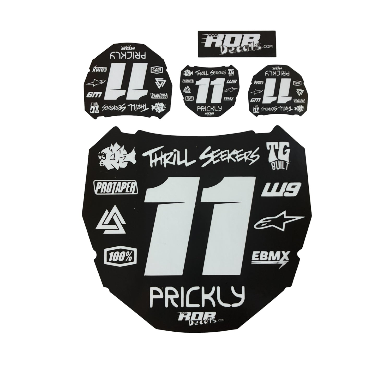 ODI Plate Decal 👉 Choose Number & Color — 11 Logo Design