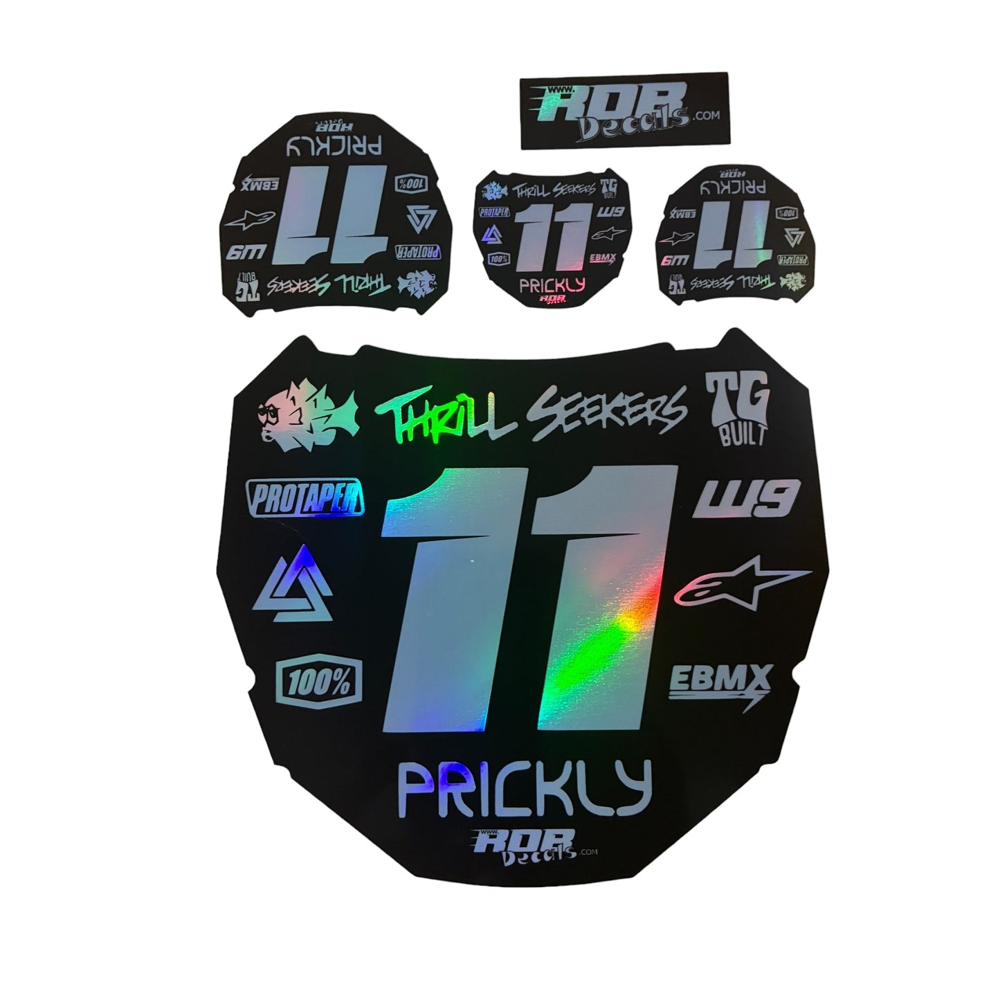 ODI Plate Decal 👉 Choose Number & Color — 11 Logo Design