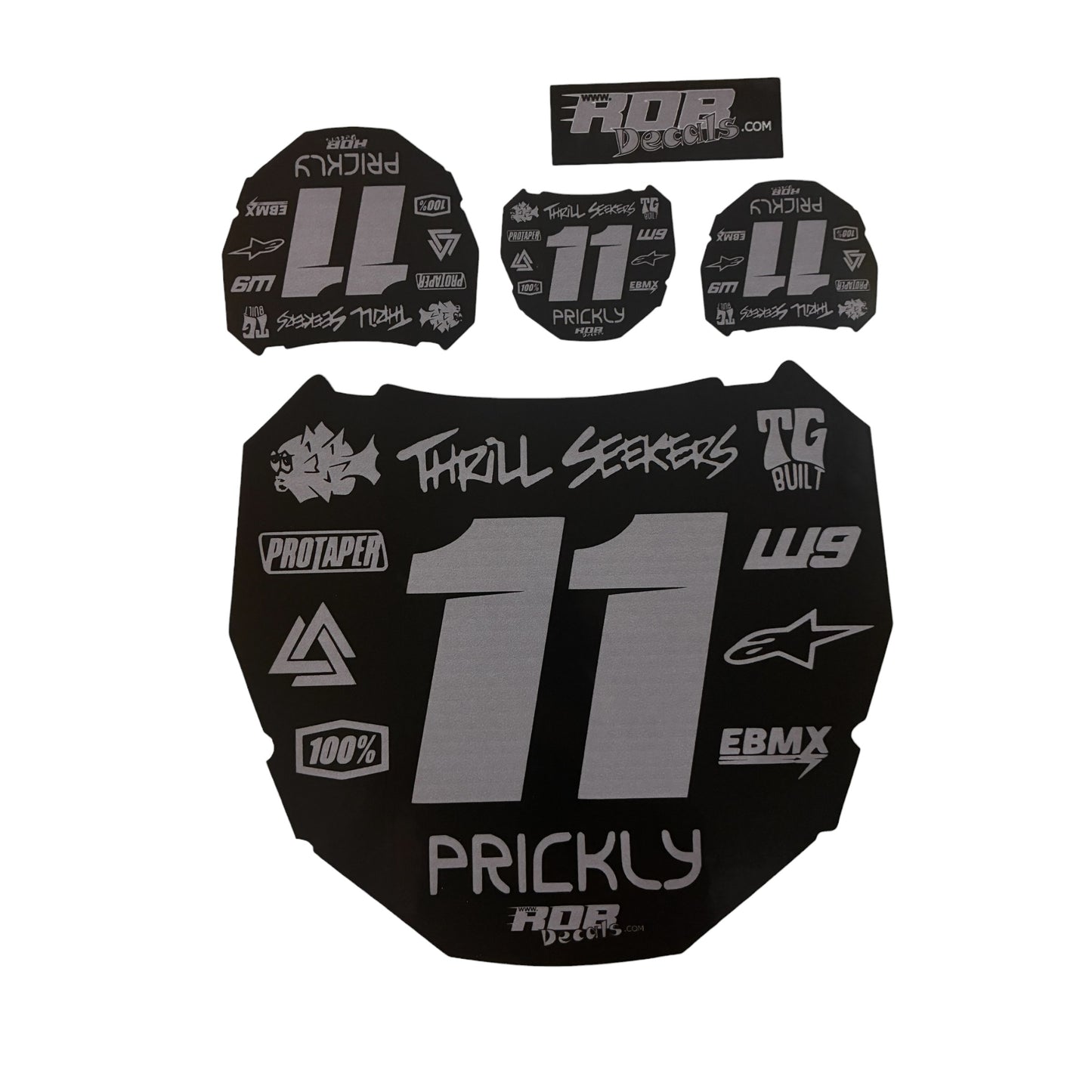 ODI Plate Decal 👉 Choose Number & Color — 11 Logo Design