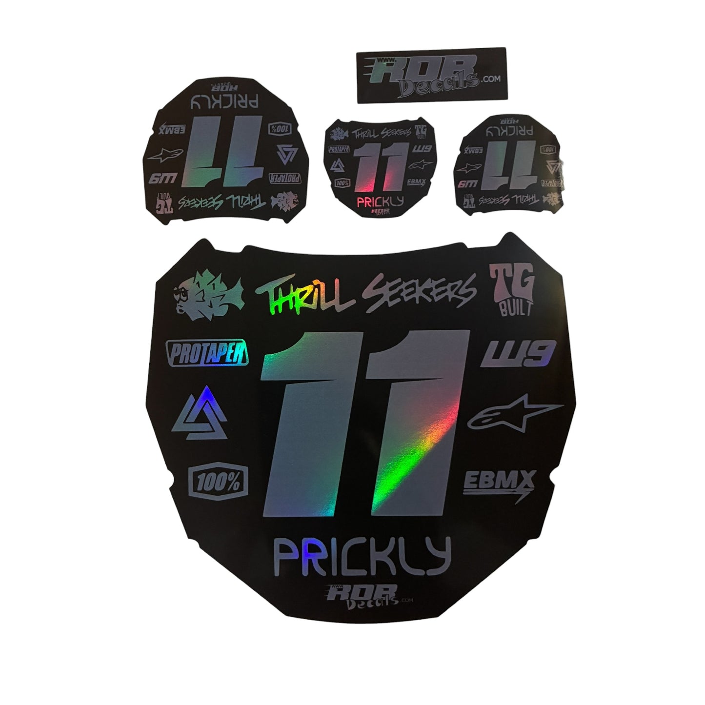 ODI Plate Decal 👉 Choose Number & Color — 11 Logo Design