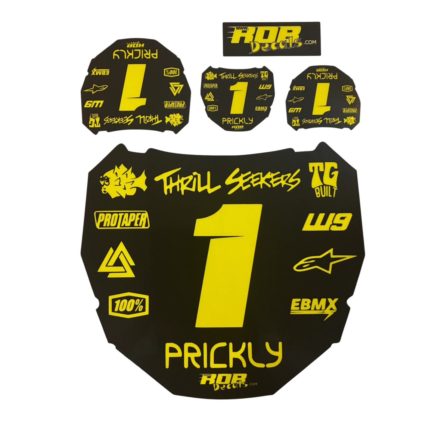 ODI Plate Decal 👉 Choose Number & Color — 11 Logo Design