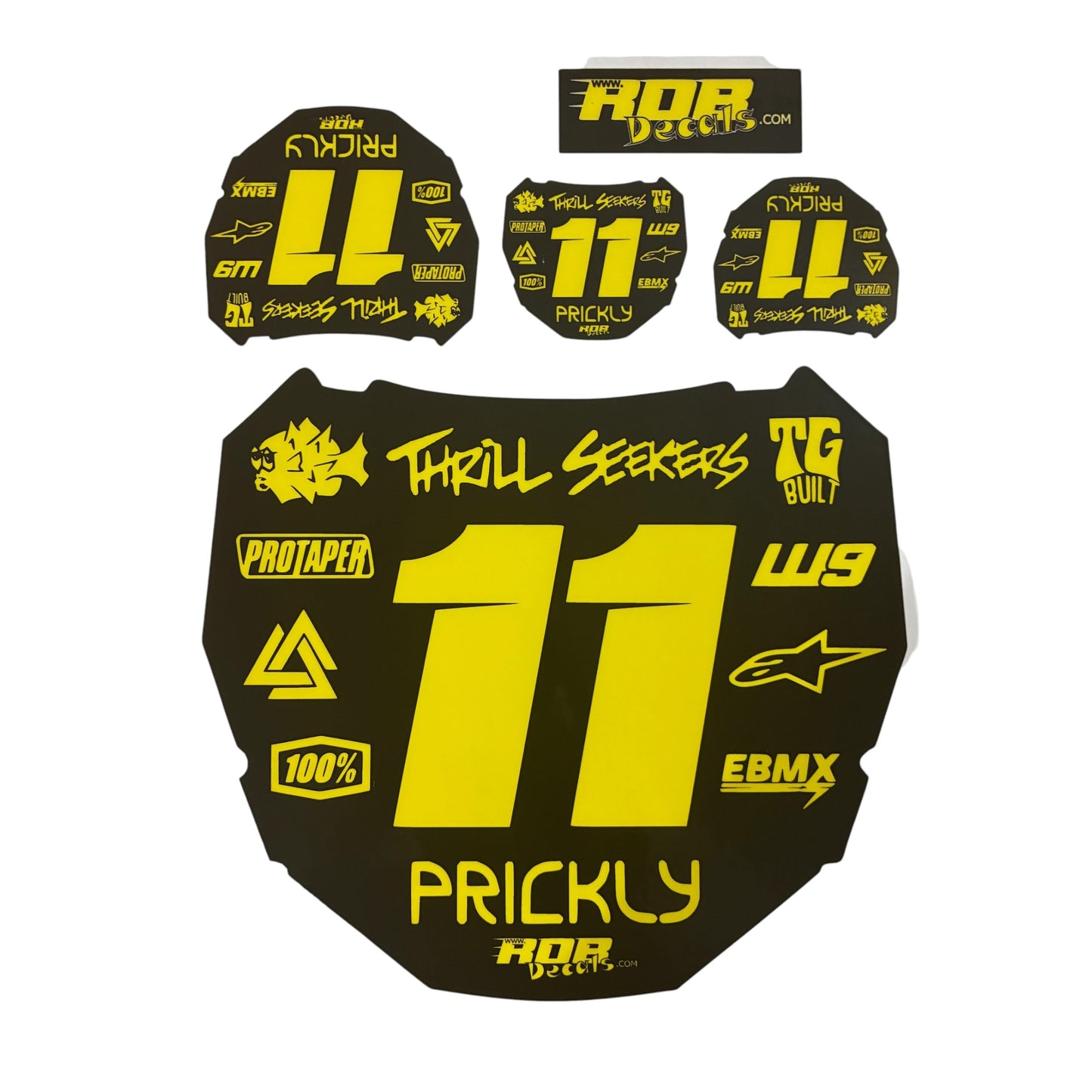 ODI Plate Decal 👉 Choose Number & Color — 11 Logo Design