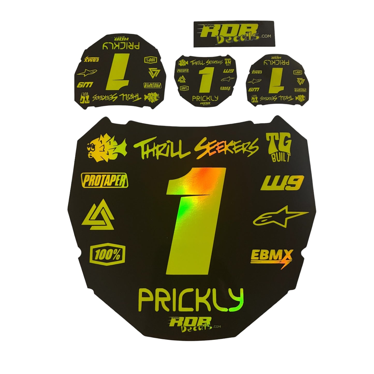 ODI Plate Decal 👉 Choose Number & Color — 11 Logo Design