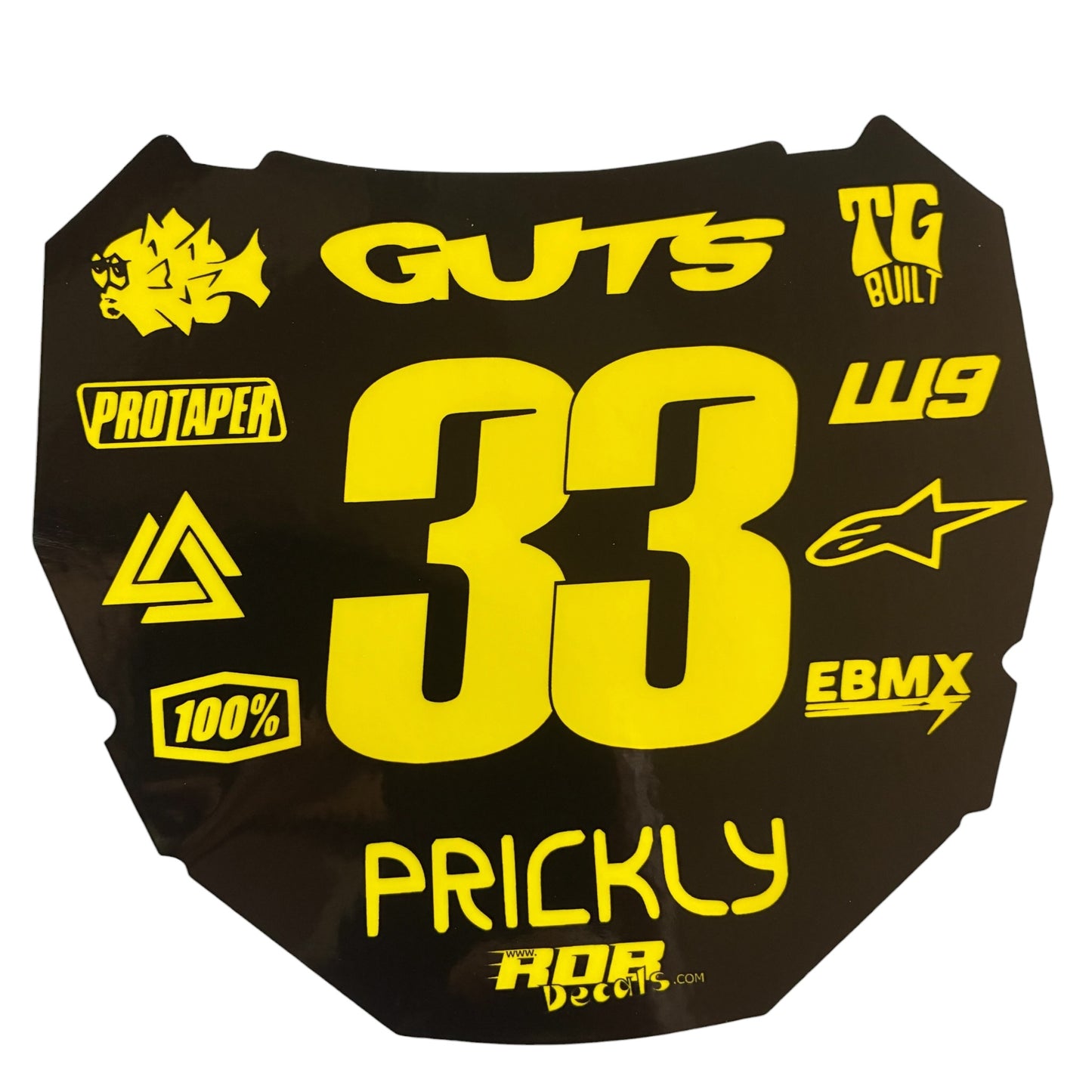 ODI Plate Decals - Solid Colors — 11 Logo Design