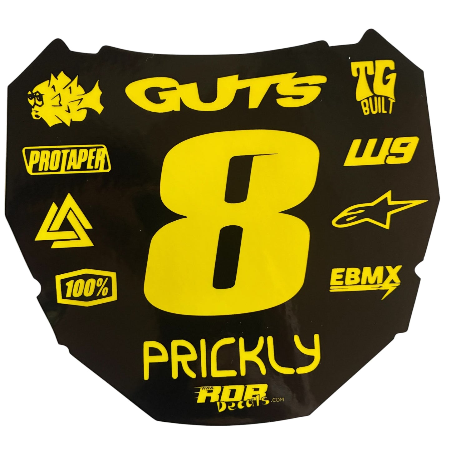 ODI Plate Decals - Solid Colors — 11 Logo Design