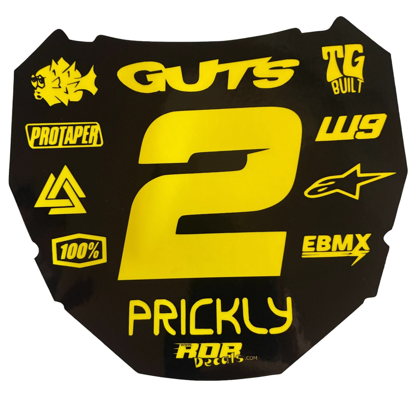 ODI Plate Decals - Solid Colors — 11 Logo Design