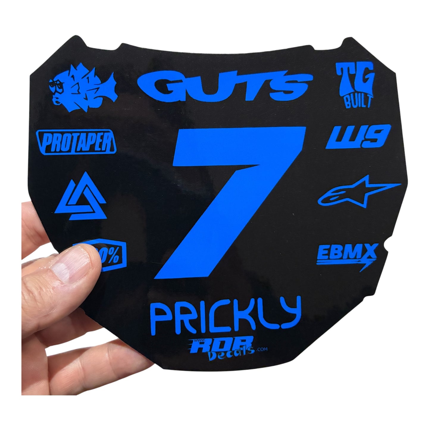 ODI Plate Decal 👉 Choose Number & Color — 11 Logo Design